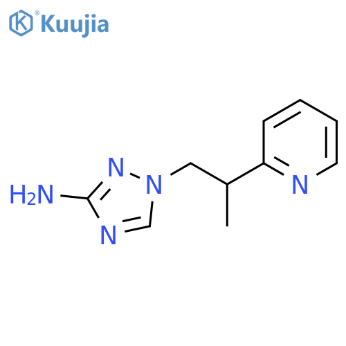 1-2-(pyridin-2-yl)propyl-1H-1,2,4-triazol-3-amine structure