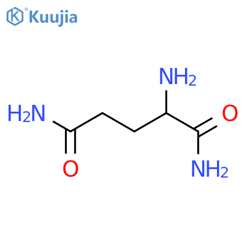 Pentanediamide, 2-amino-, (S)- structure