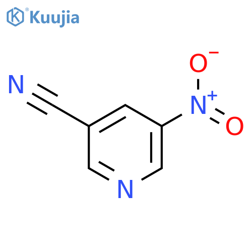 5-nitro-3-Pyridinecarbonitrile structure