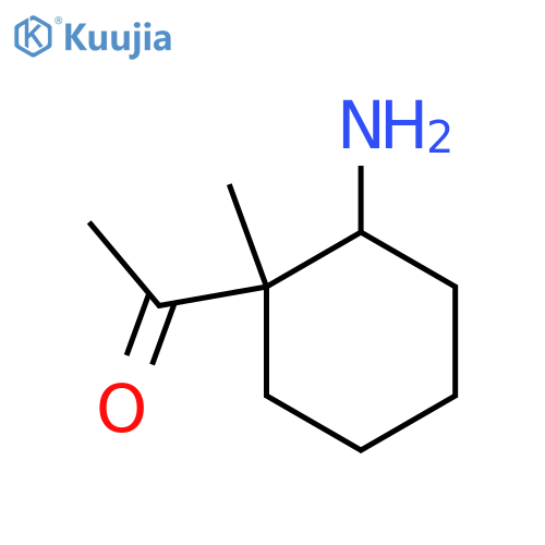 1-(2-Amino-1-methylcyclohexyl)ethan-1-one structure