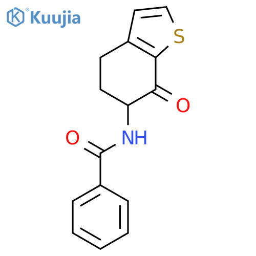 Benzamide, N-(4,5,6,7-tetrahydro-7-oxobenzo[b]thien-6-yl)- structure
