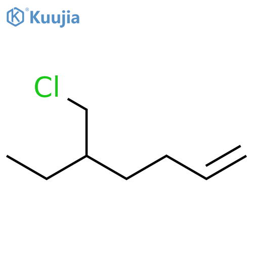 1-Heptene, 5-(chloromethyl)- structure