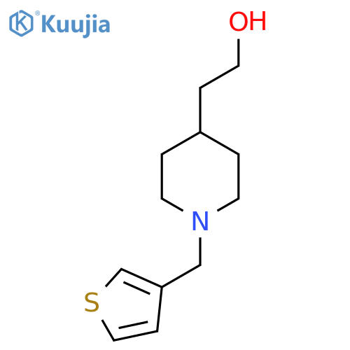 2-(1-(Thiophen-3-ylmethyl)piperidin-4-yl)ethan-1-ol structure