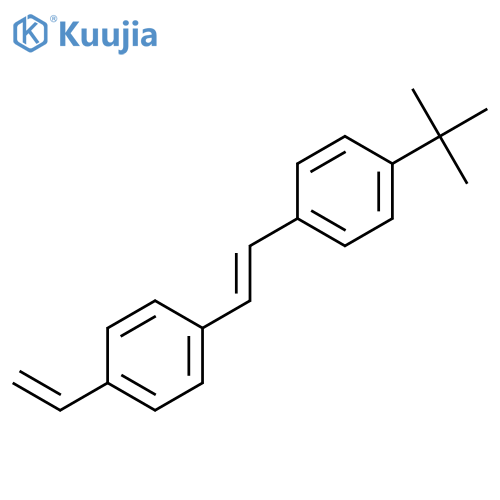 Benzene, 1-(1,1-dimethylethyl)-4-[2-(4-ethenylphenyl)ethenyl]- structure