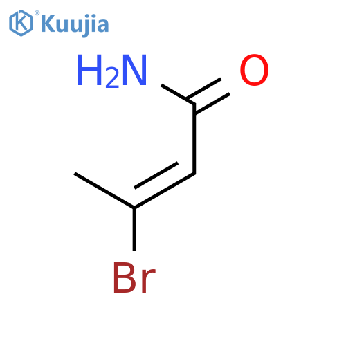 2-Butenamide, 3-bromo-, (E)- structure