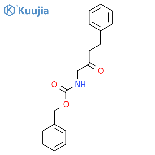 benzyl N-(2-oxo-4-phenylbutyl)carbamate structure