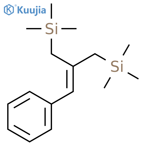 Silane, [2-(phenylmethylene)-1,3-propanediyl]bis[trimethyl- structure
