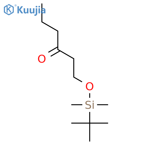 3-Hexanone, 1-[[(1,1-dimethylethyl)dimethylsilyl]oxy]- structure