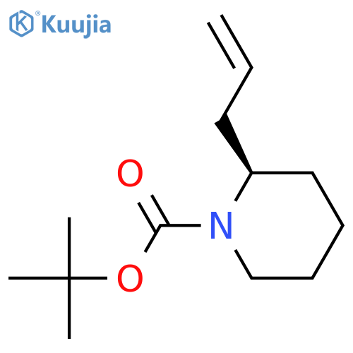Tert-butyl (2r)-2-allylpiperidine-1-carboxylate structure