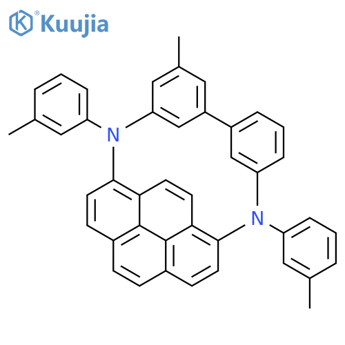 1,8-Pyrenediamine, N,N,N',N'-tetrakis(3-methylphenyl)- structure
