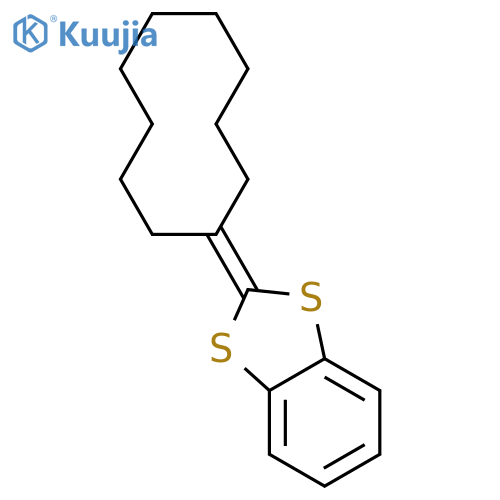 1,3-Benzodithiole, 2-cyclodecylidene- structure