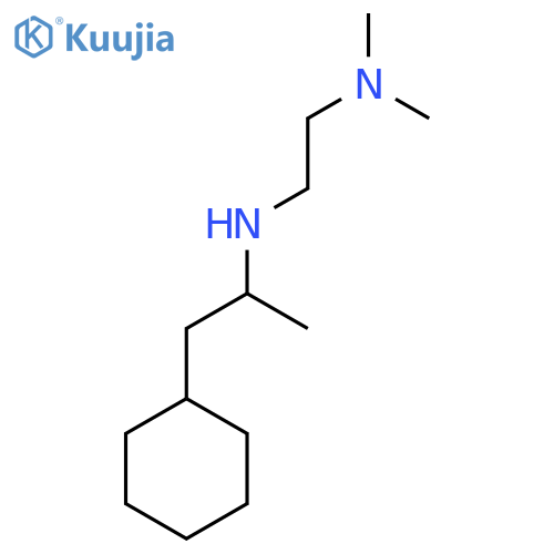(1-cyclohexylpropan-2-yl)2-(dimethylamino)ethylamine structure