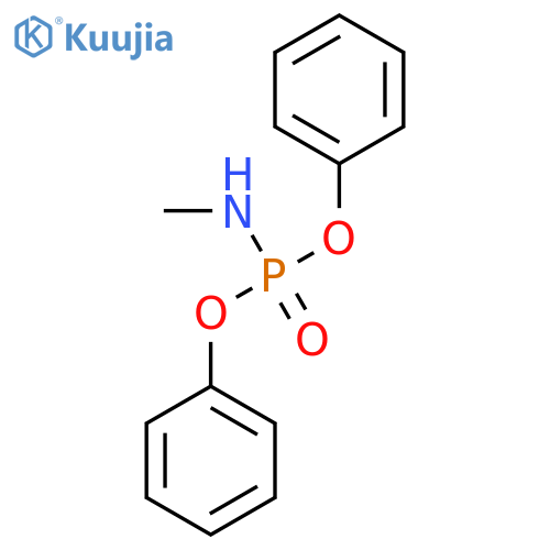 Diphenyl (methylamido)phosphate structure