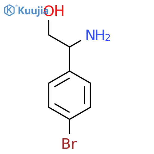 2-amino-2-(4-bromophenyl)ethan-1-ol structure