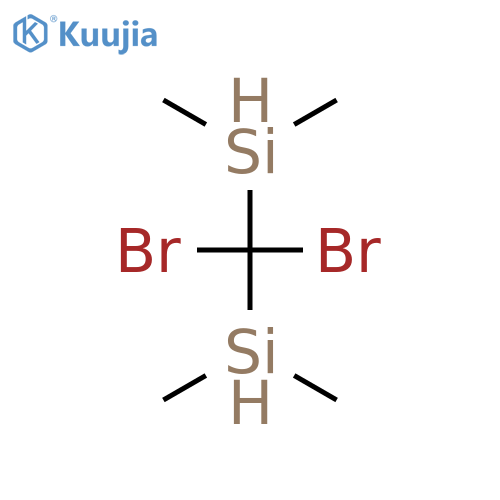 Silane, (dibromomethylene)bis[dimethyl- structure
