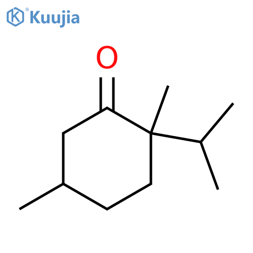 2-Isopropyl-2,5-dimethylcyclohexanone structure
