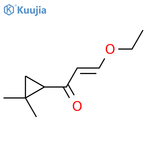 1-(2,2-dimethylcyclopropyl)-3-ethoxyprop-2-en-1-one structure