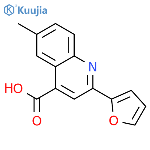 2-(2-Furyl)-6-methylquinoline-4-carboxylic Acid structure