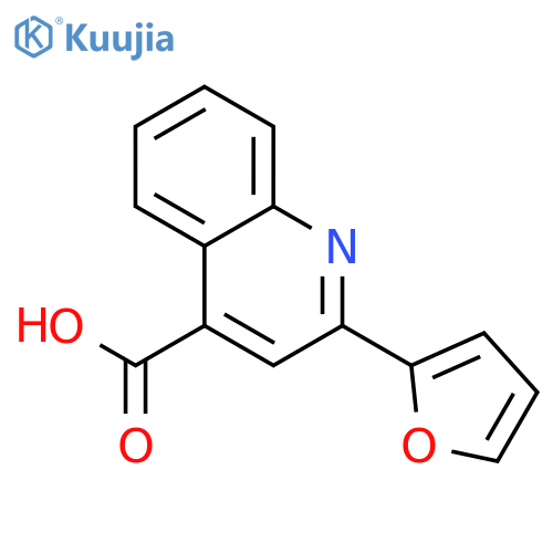 2-(furan-2-yl)quinoline-4-carboxylic acid structure