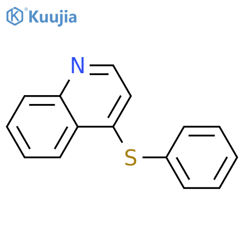 Quinoline, 4-(phenylthio)- structure