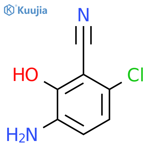 Benzonitrile, 3-amino-6-chloro-2-hydroxy- structure