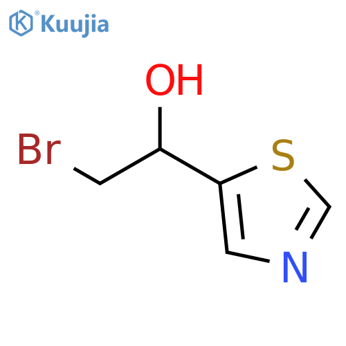 2-bromo-1-(1,3-thiazol-5-yl)ethan-1-ol structure