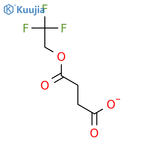 4-oxo-4-(2,2,2-trifluoroethoxy)butanoic acid structure