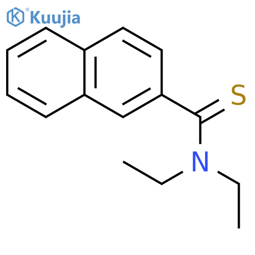 2-Naphthalenecarbothioamide, N,N-diethyl- structure