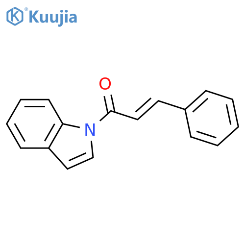 (2E)-1-(1H-Indol-1-yl)-3-phenyl-2-propen-1-one structure