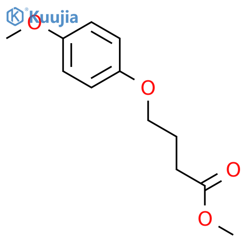 Butanoic acid, 4-(4-methoxyphenoxy)-, methyl ester structure