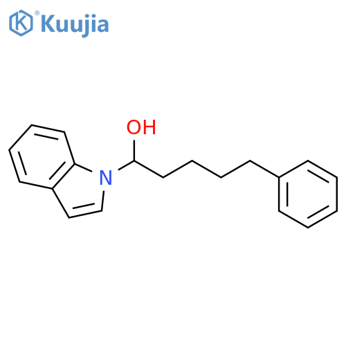 1H-Indole-1-methanol, α-(4-phenylbutyl)- structure