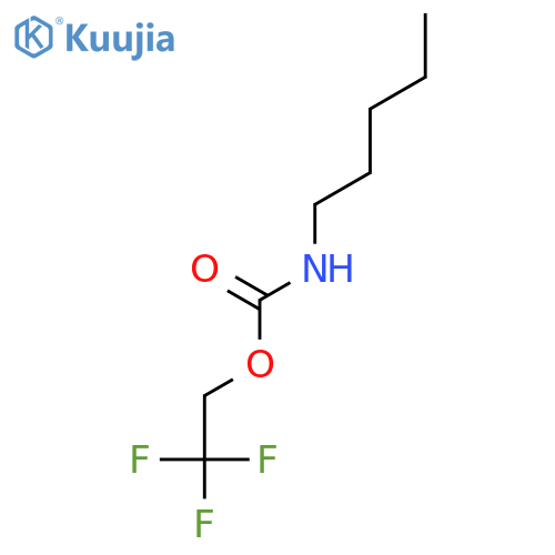 2,2,2-trifluoroethyl N-pentylcarbamate structure