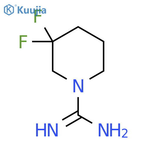 3,3-Difluoropiperidine-1-carboximidamide structure
