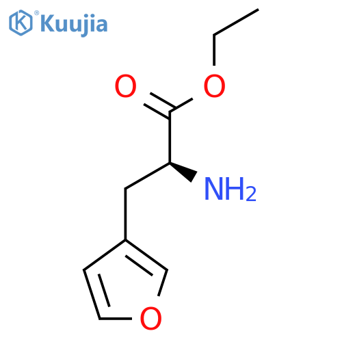ethyl (2S)-2-amino-3-(furan-3-yl)propanoate structure