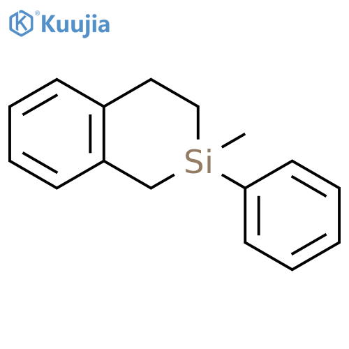 2-Silanaphthalene, 1,2,3,4-tetrahydro-2-methyl-2-phenyl- structure
