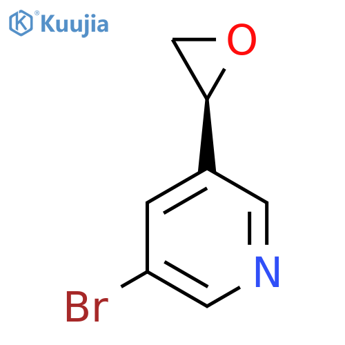 3-bromo-5-(2S)-oxiran-2-ylpyridine structure