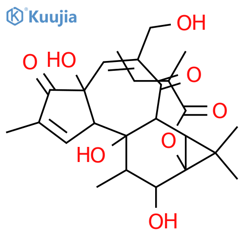4,9,12,13,20-Pentahydroxy-1,5-tigliadiene-3,7-dione; (4β,9α,12β,13α)-form, 13-O-(2-Methylbutanoyl) structure
