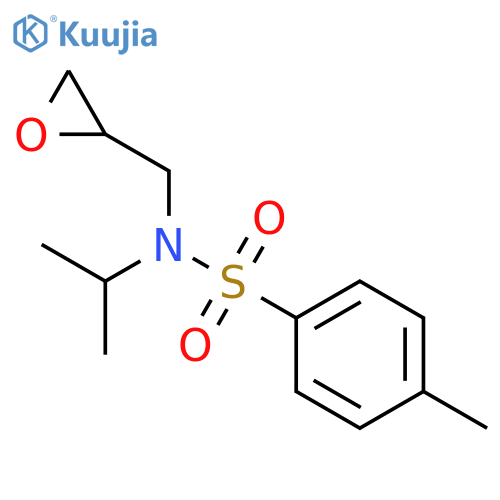 Benzenesulfonamide, 4-methyl-N-(1-methylethyl)-N-(oxiranylmethyl)- structure
