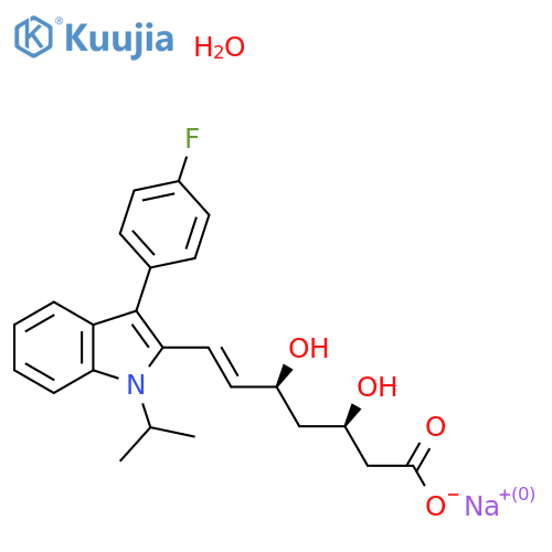 FLuvastatin sodium salt hydrate structure