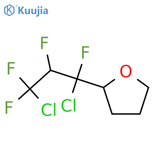 Furan, 2-(1,3-dichloro-1,2,3,3-tetrafluoropropyl)tetrahydro- structure