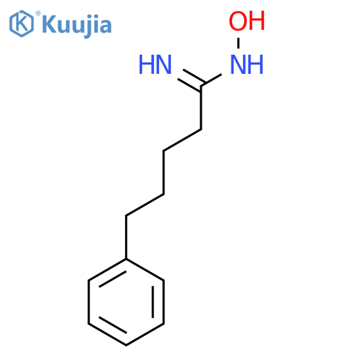 Benzenepentanimidamide, N-hydroxy- structure