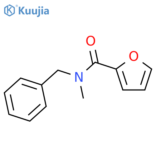 N-benzyl-N-methyl-2-furamide structure