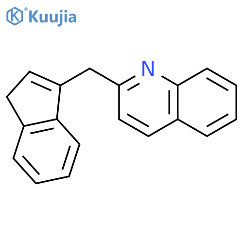 Quinoline, 2-(1H-inden-3-ylmethyl)- structure