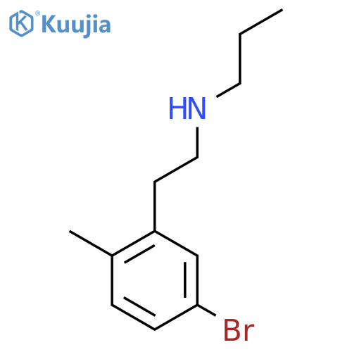 2-(5-bromo-2-methylphenyl)ethyl(propyl)amine structure