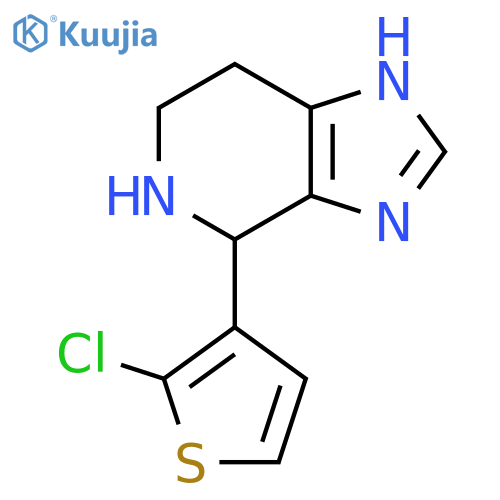 4-(2-chlorothiophen-3-yl)-3H,4H,5H,6H,7H-imidazo4,5-cpyridine structure