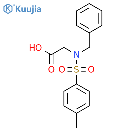 2-(N-benzyl4-methylbenzenesulfonamido)acetic acid structure