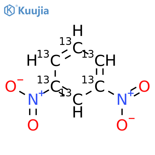 1,3-Dinitrobenzene-13C6 structure