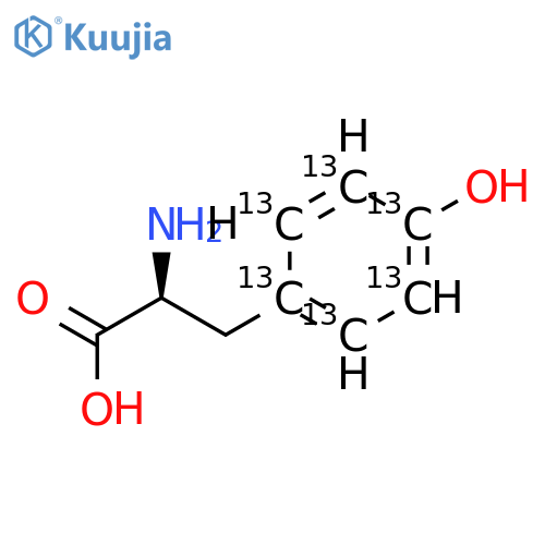 L-Tyrosine-13C6 structure