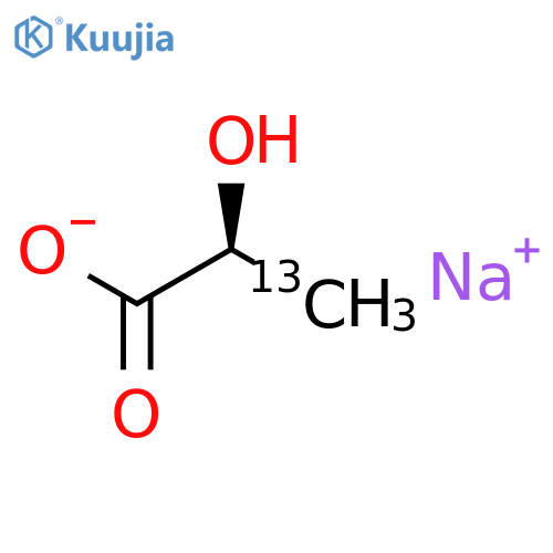 Sodium L-Lactate-3-13C (45-55% w/w in H2O) structure