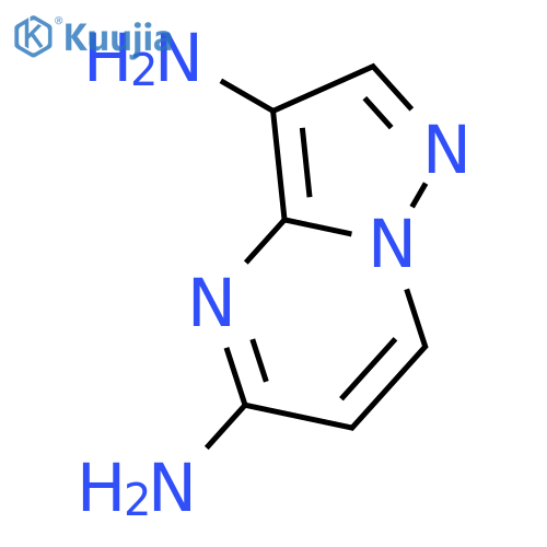 pyrazolo[1,5-a]pyrimidine-3,5-diamine structure